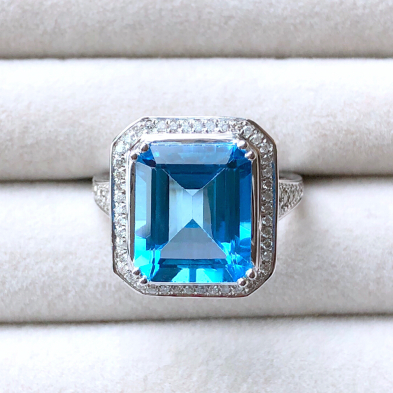 Ring 1 - Blue Topaz Octagonal
